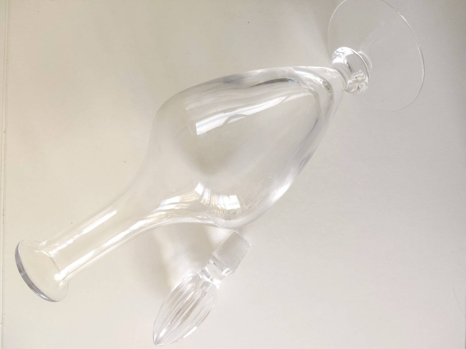 Christofle crystal wine decanter