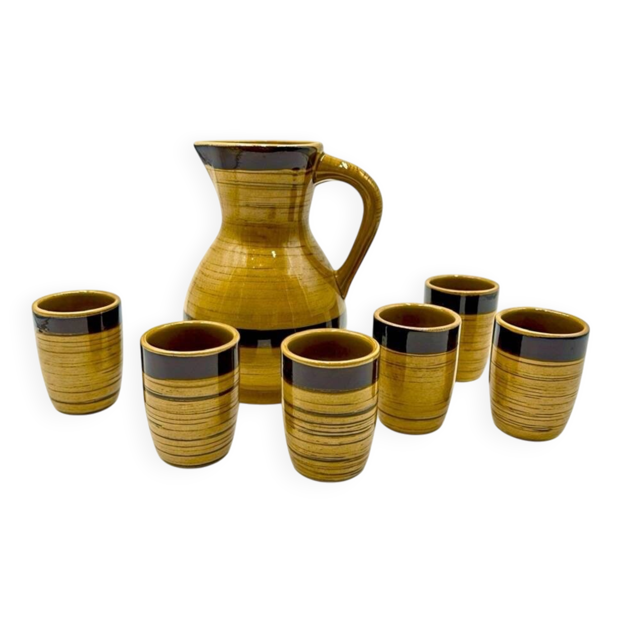 Ceramic enamelled orangeade service GK 1970s