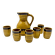 Ceramic enamelled orangeade service GK 1970s