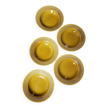 Lot de 5 assiettes creuses Niderviller