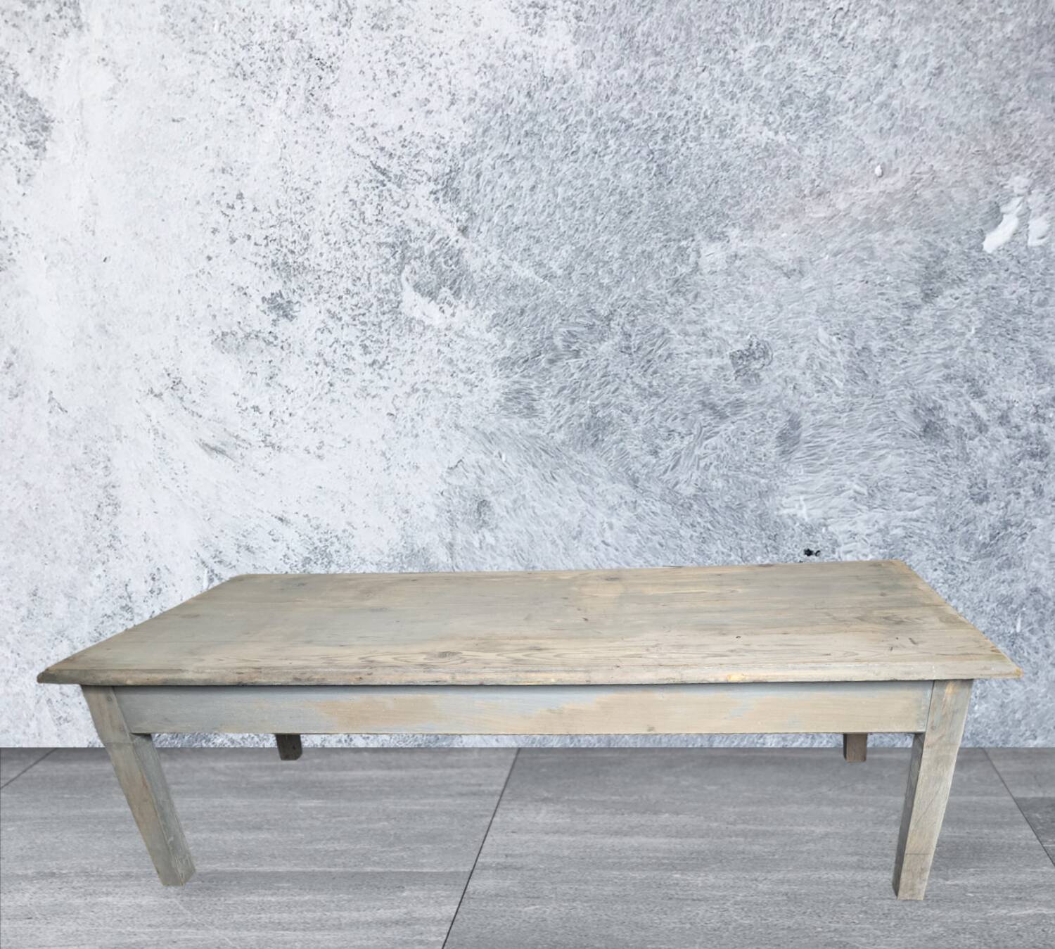 Old patinated coffee table, 160cms long