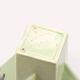 Vintage green ceramic vase with a square base - Belgium 704