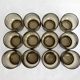 Ensemble de 6 verres transparents fumés LUMINARC • Neuf • Vintage 70s • 2 lots disponibles