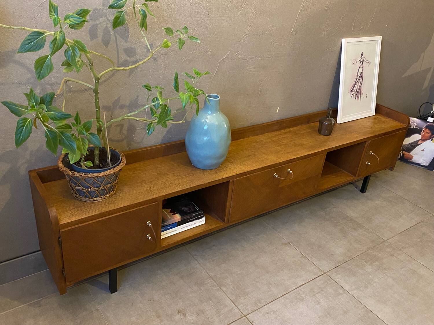 Vintage sideboard from the 60s (shallow)