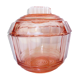 Rosaline pink glass candy box
