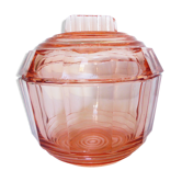 Rosaline pink glass candy box