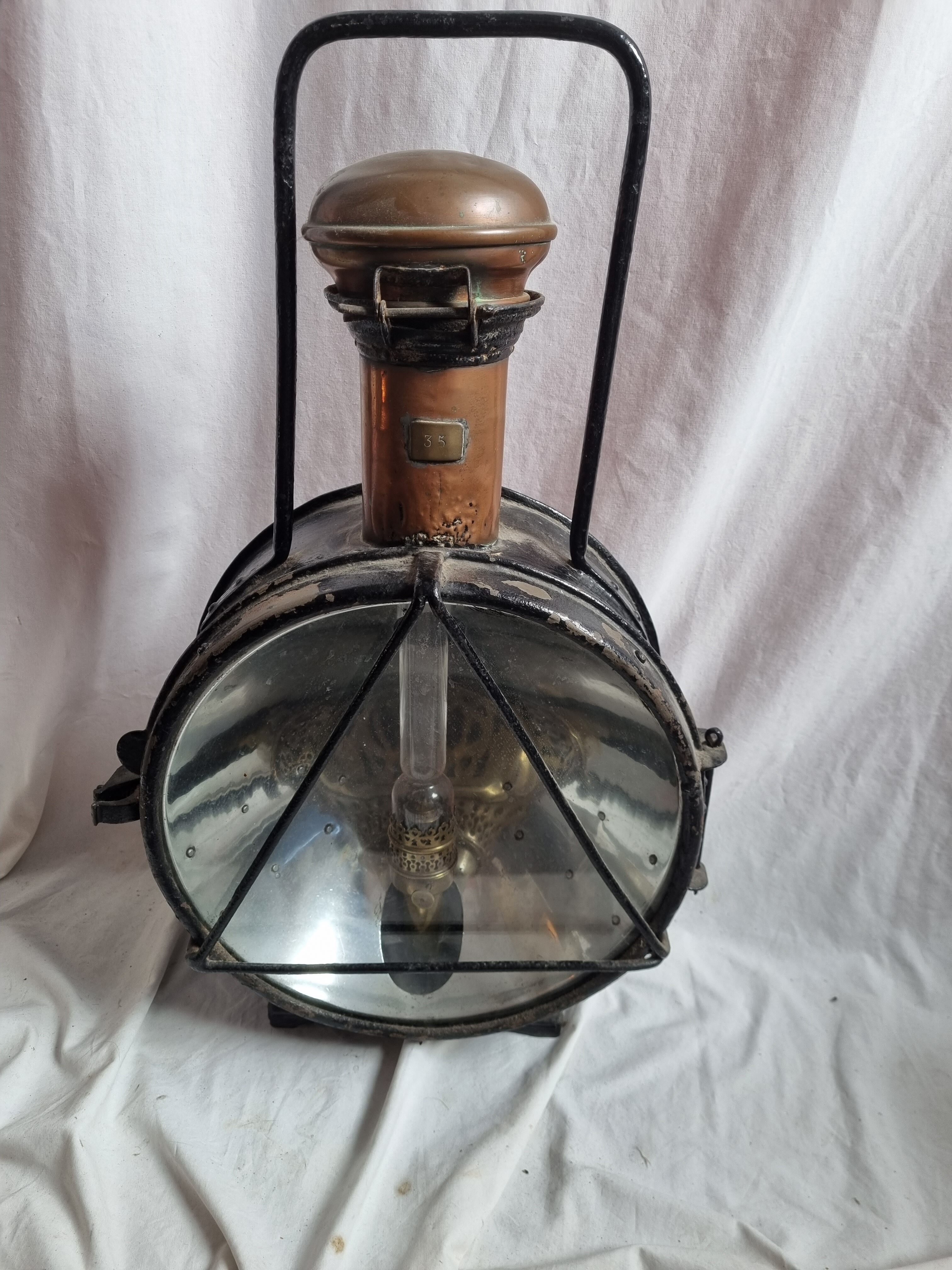 Sncf railway lamp from 1940