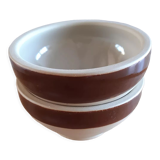 Set of 2 Digoin stoneware cups