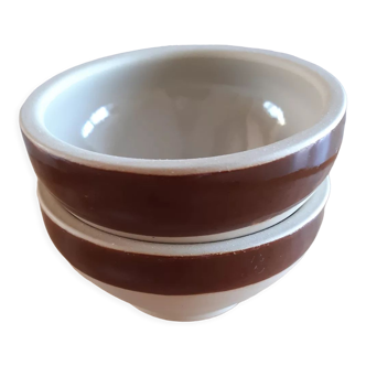 Set of 2 Digoin stoneware cups