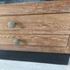 Art deco showcase cerused oak