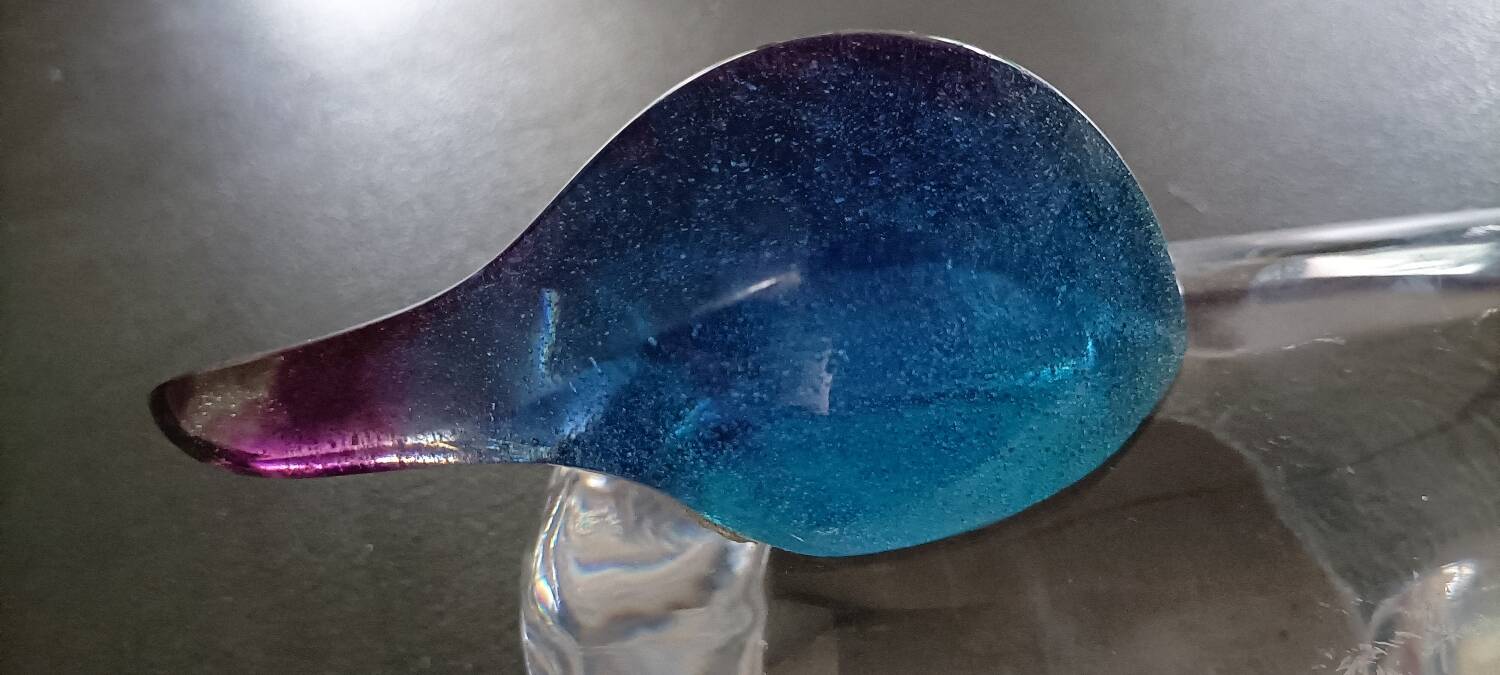 Daum duck paperweight