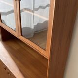 Scandinavian teak display cabinet from the 60s by Erik Brouer