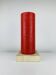 Red stone and fibreglass lamp, vintage