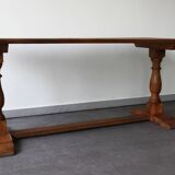 Table de monastère, style rustique, début XXème.