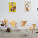 Arne Jacobsen chairs for Fritz Hansen