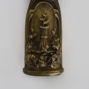 Paire de devanture de pharmacie, médecin, caducées médecine bronze. Début XXème