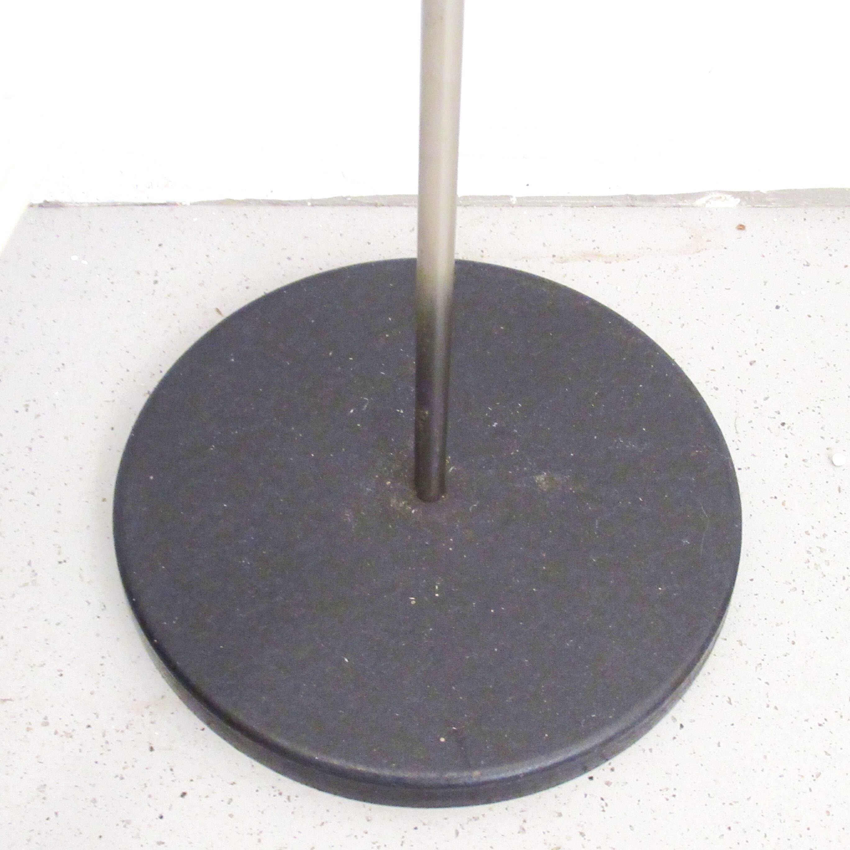 Scandinavian floor lamp with 2 spots circa 1970