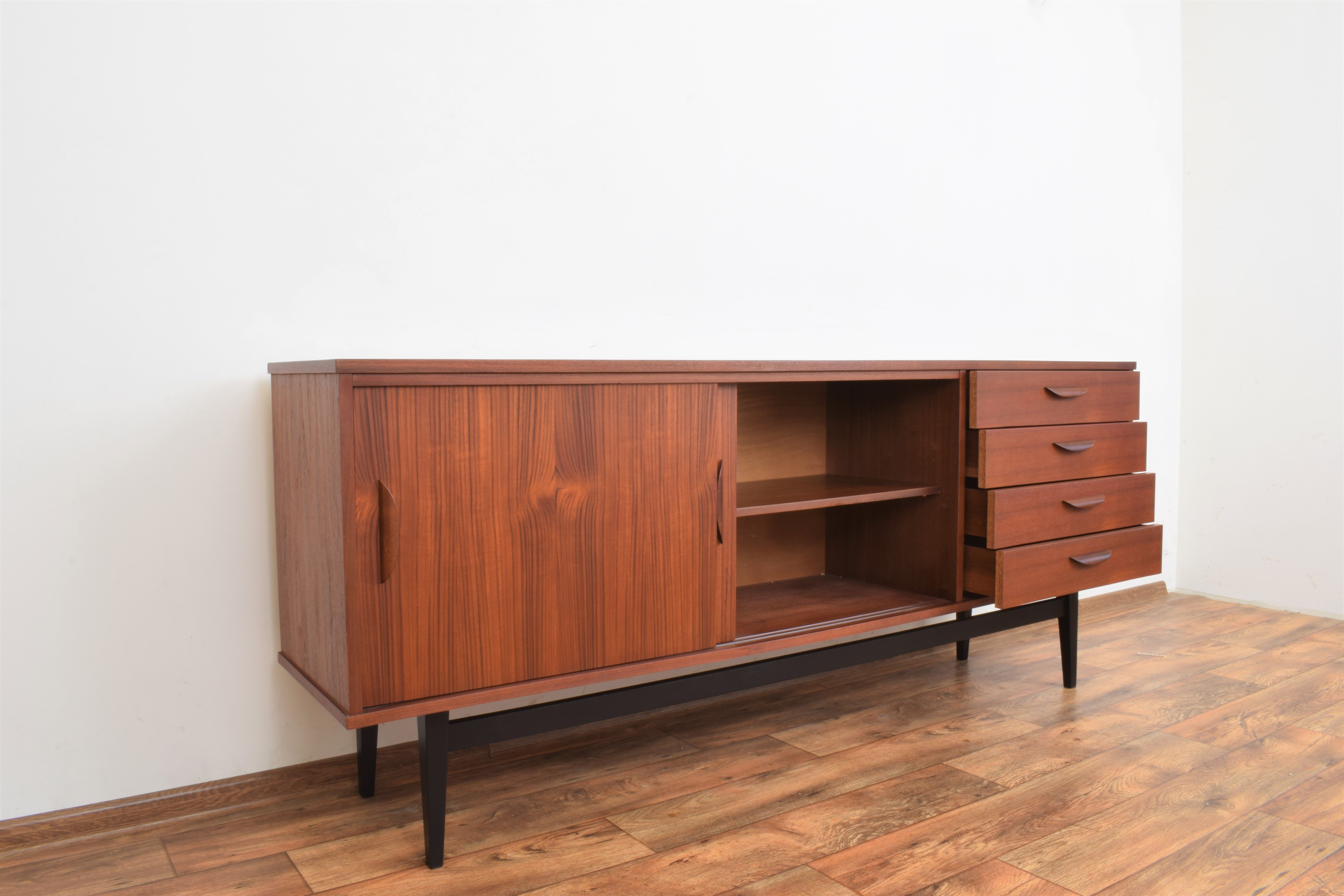 Mid-Century German Teak Sideboard, 1960s.