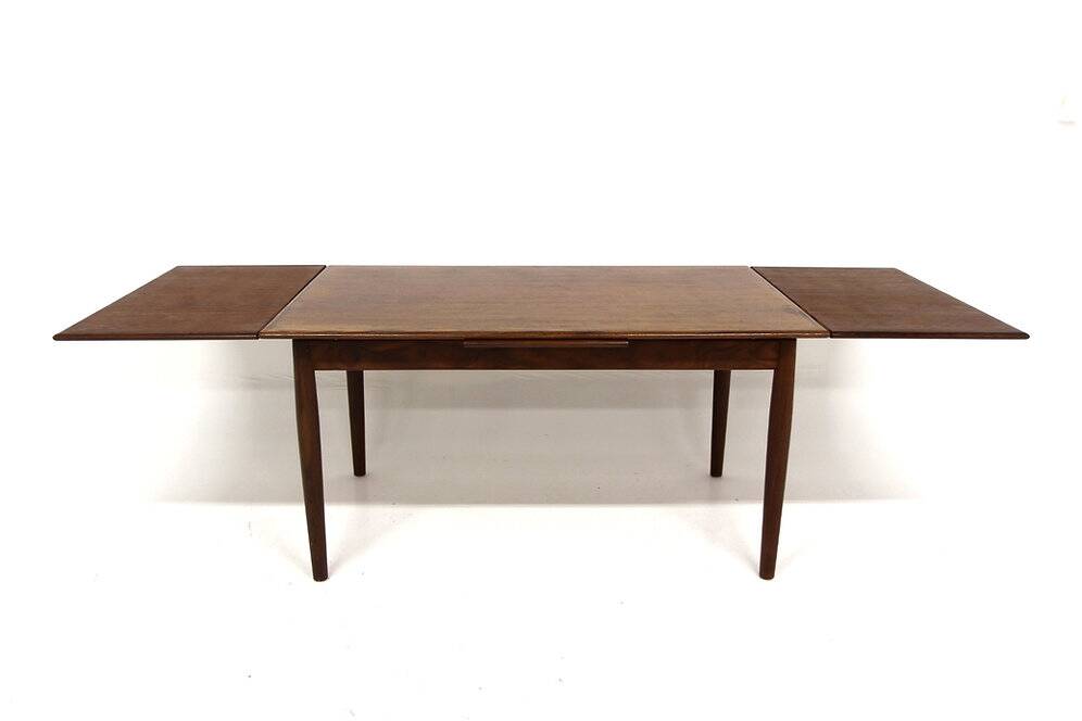 Teak "wallet" dining table, Denmark, 1960s