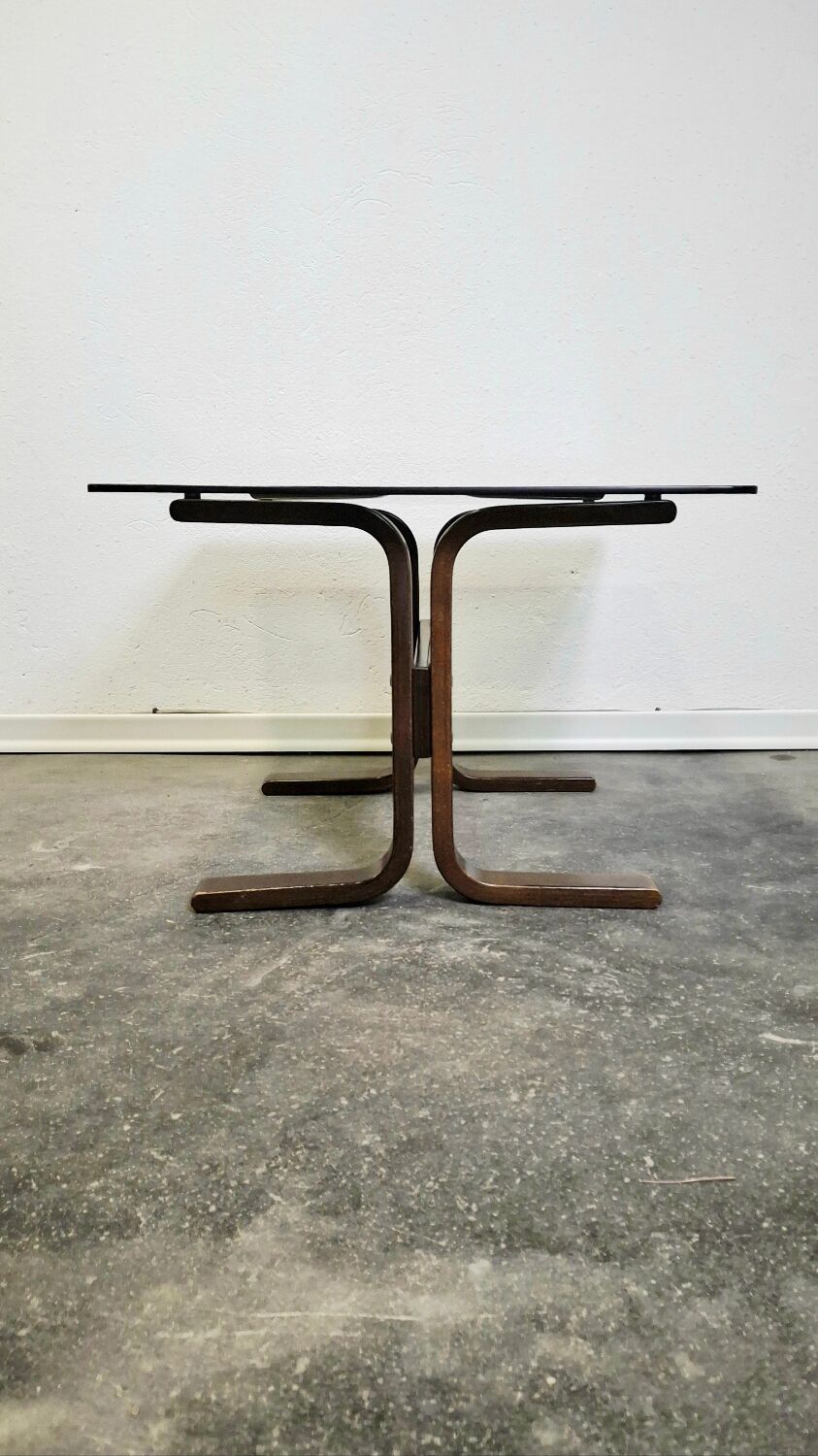 70s Siesta Glass Side Table