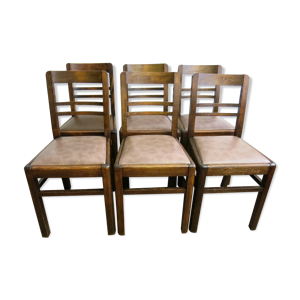 ensemble de six chaises