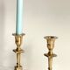Pair of Vintage INDIA Solid Brass CANDLE HOLDERS