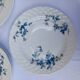 6 Bernardaud porcelain flat plates - Saint-Saens model - 1970s