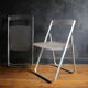Lot of 2 Honeycomb crystal folding chairs by Alberto Meda