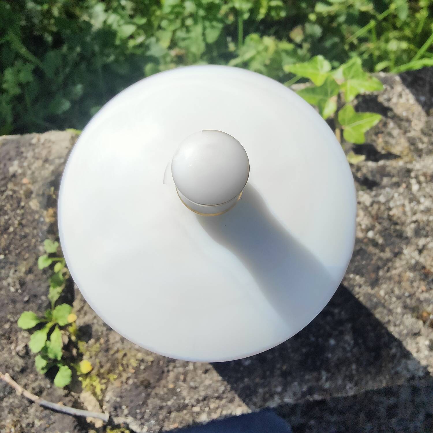 Opaline apothecary pot Vieux Rouen