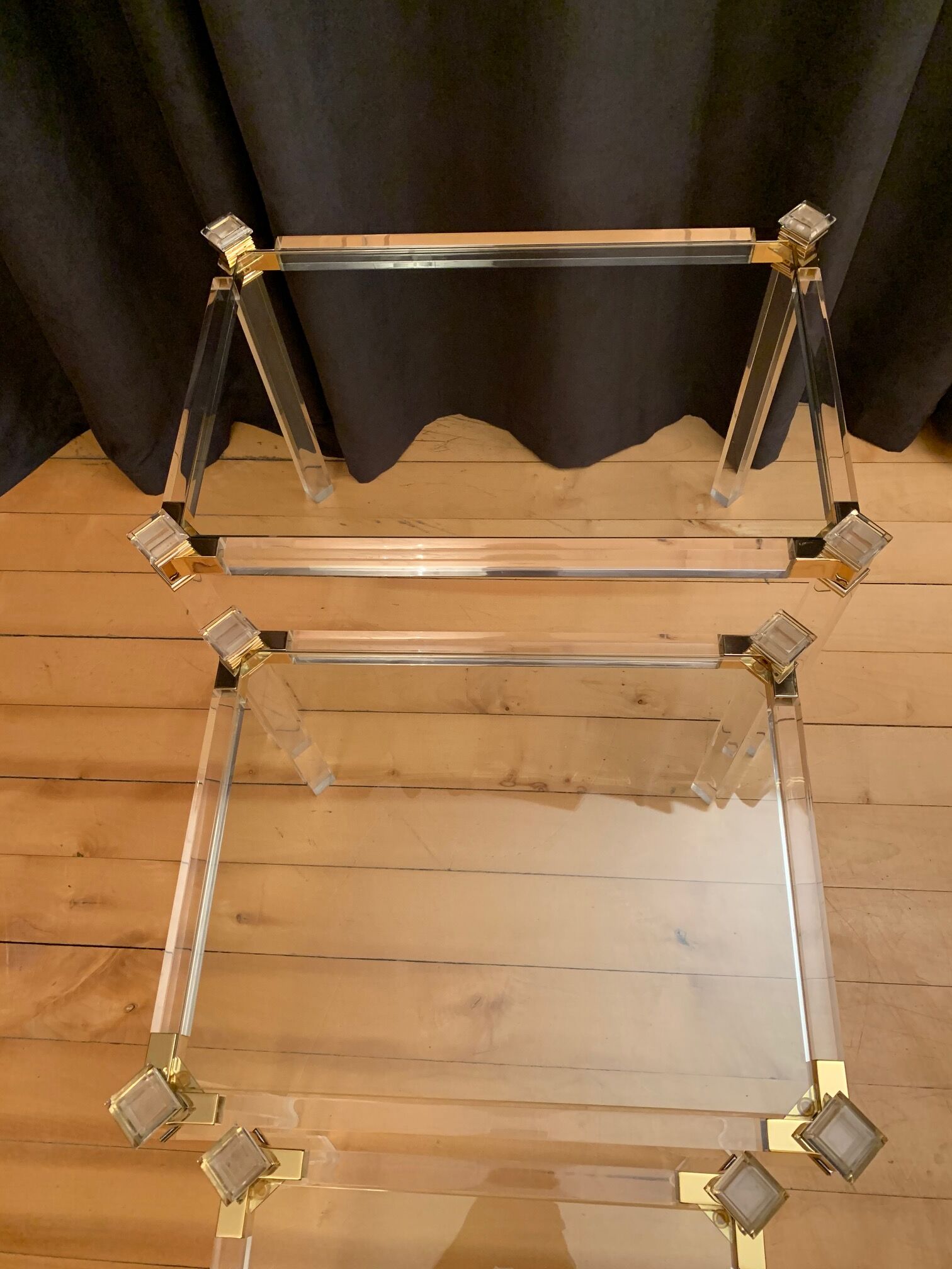 Set of 3 nesting tables, Orsenigo, Italy, 1970s