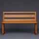 Pair of vintage scandinavian pine benches, 1970s