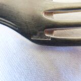 6 vintage Christofle art deco style silver plated forks