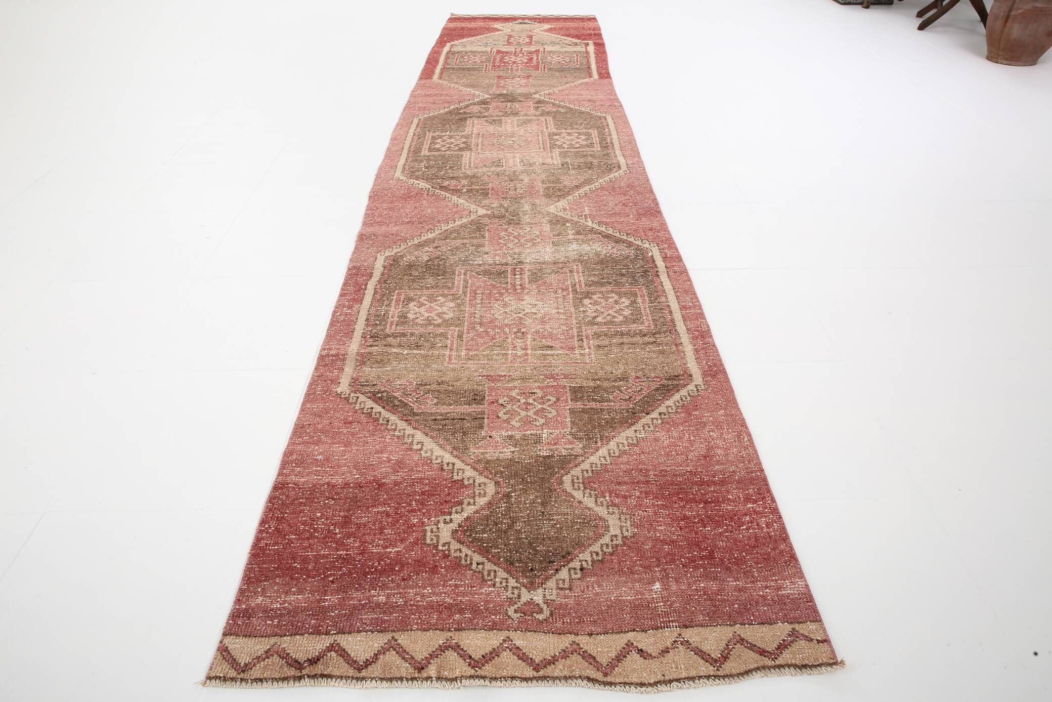 3x14 long persian runner rug, 94x418cm
