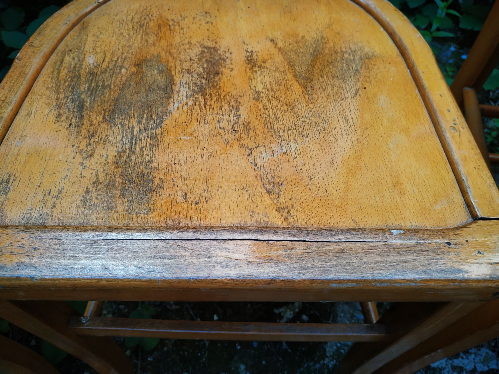 Series of four Luterma bistro chairs