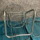Set of 4 Gastone Rinaldi style chairs in chrome metal
