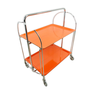 desserte pliante orange