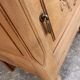 Console / side table / Art Deco bedside table renovated in solid walnut