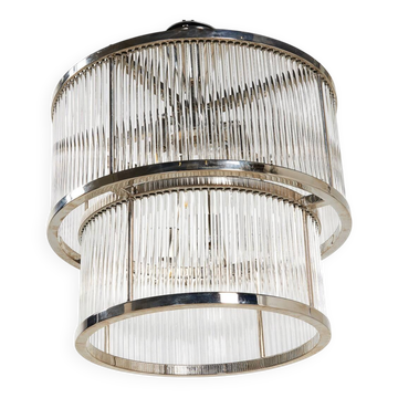 Suspension contemporaine "Pasadena" en verre et métal par Eichholtz – Pays-Bas