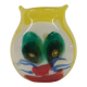Glass vase with cat figure, Murano, Italy 1960's