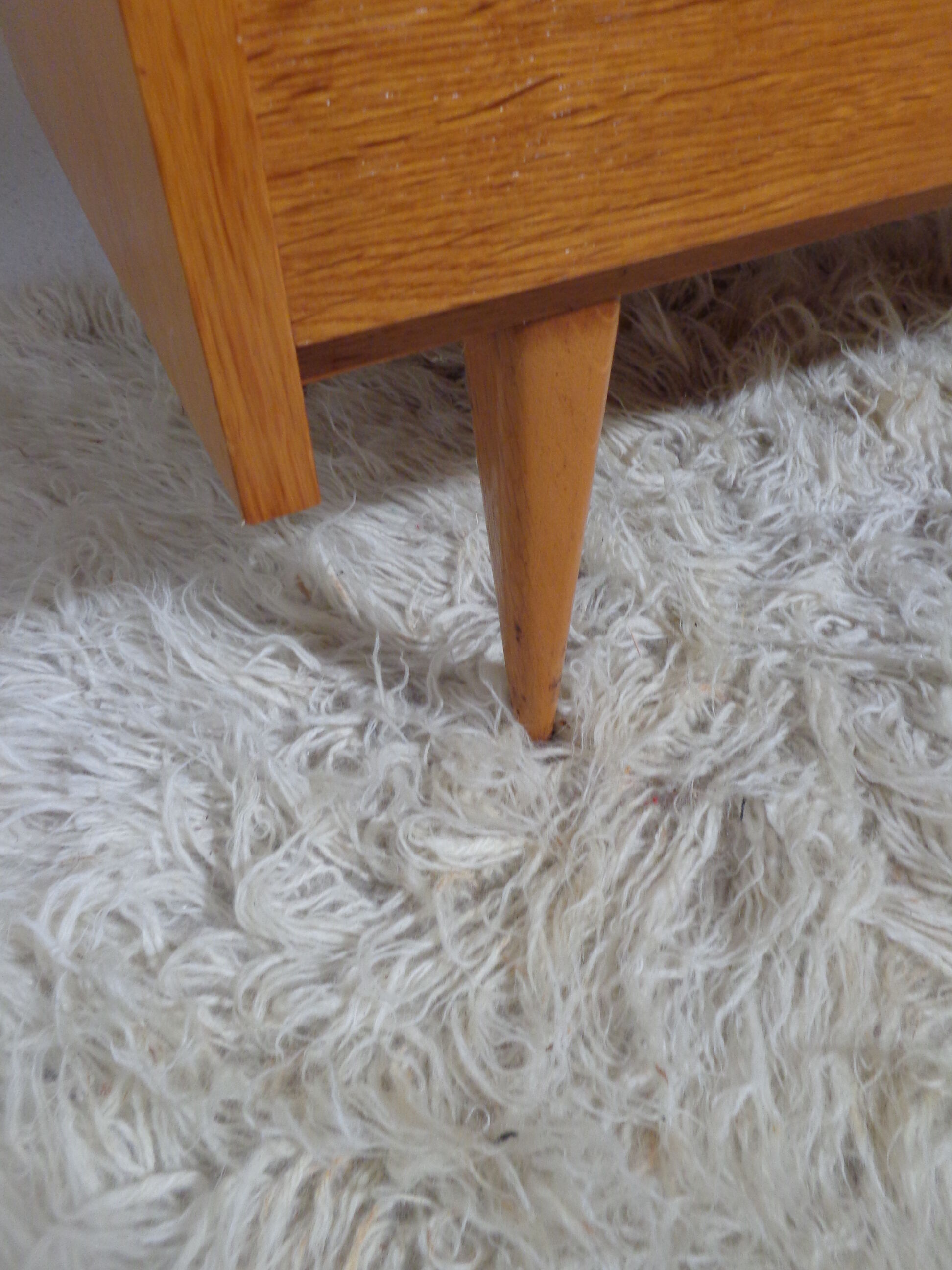 Vintage dresser 1960s light oak