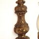 Pair Of Elegant Vintage French Traditional Style Bronze Single Wall Lights