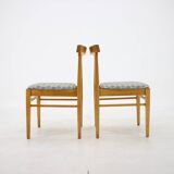 1960s Set of Four Minimalist Dining Chairs, Czechoslovakia