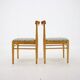 1960s Set of Four Minimalist Dining Chairs, Czechoslovakia