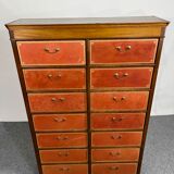 Empire notary cardboard furniture in mahogany