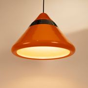 Red Scone Pendant Lamp by Kazuo Motozawa for Staff