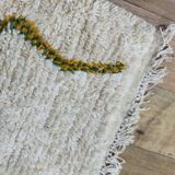 Handmade wool Berber rug 300 x 190 cm
