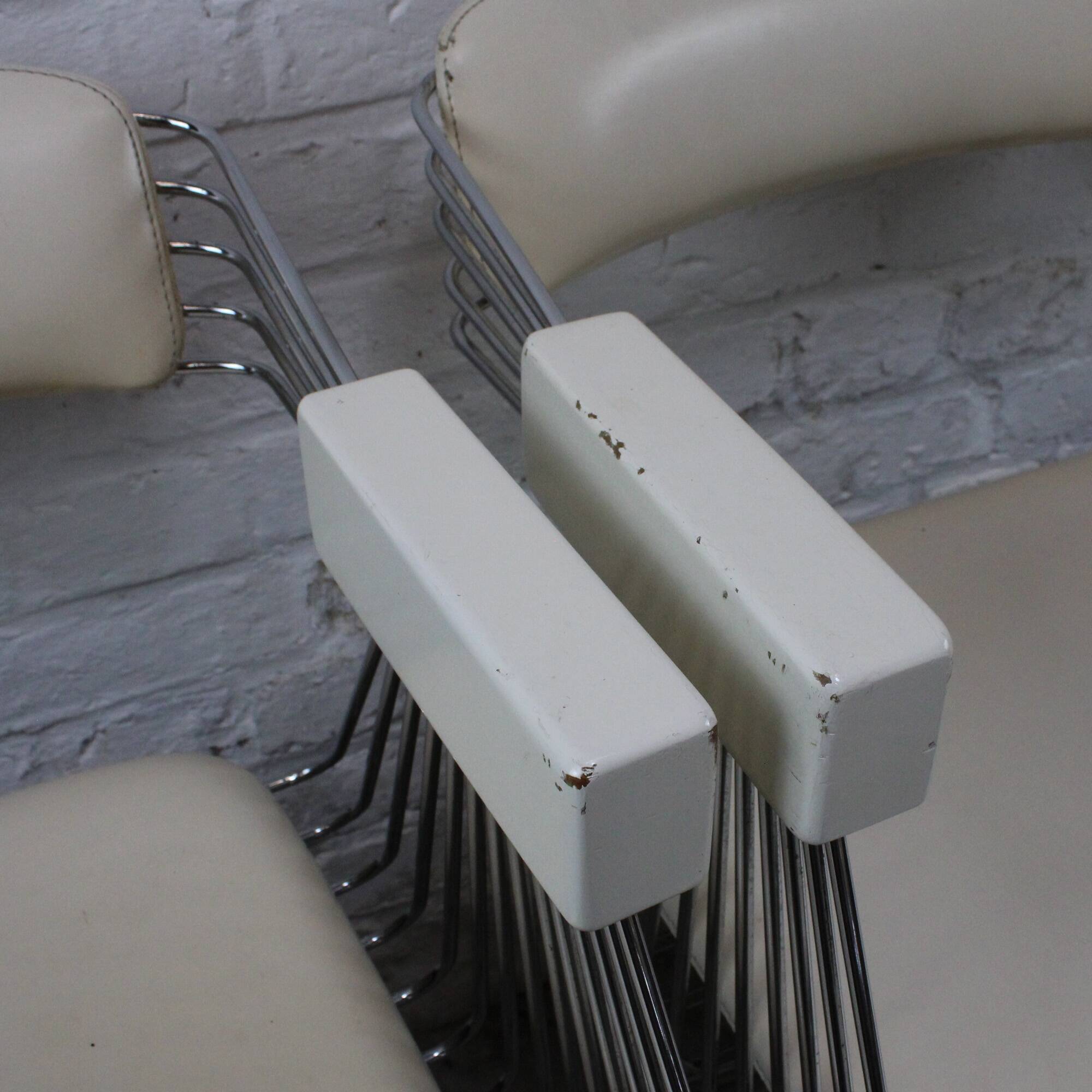 Set of 4 Delta chairs by Rudi Verelst for Novalux 1970s