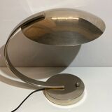 Pair of UFO Art Deco style desk or table lamps by Disderot for Soka, France 1970s