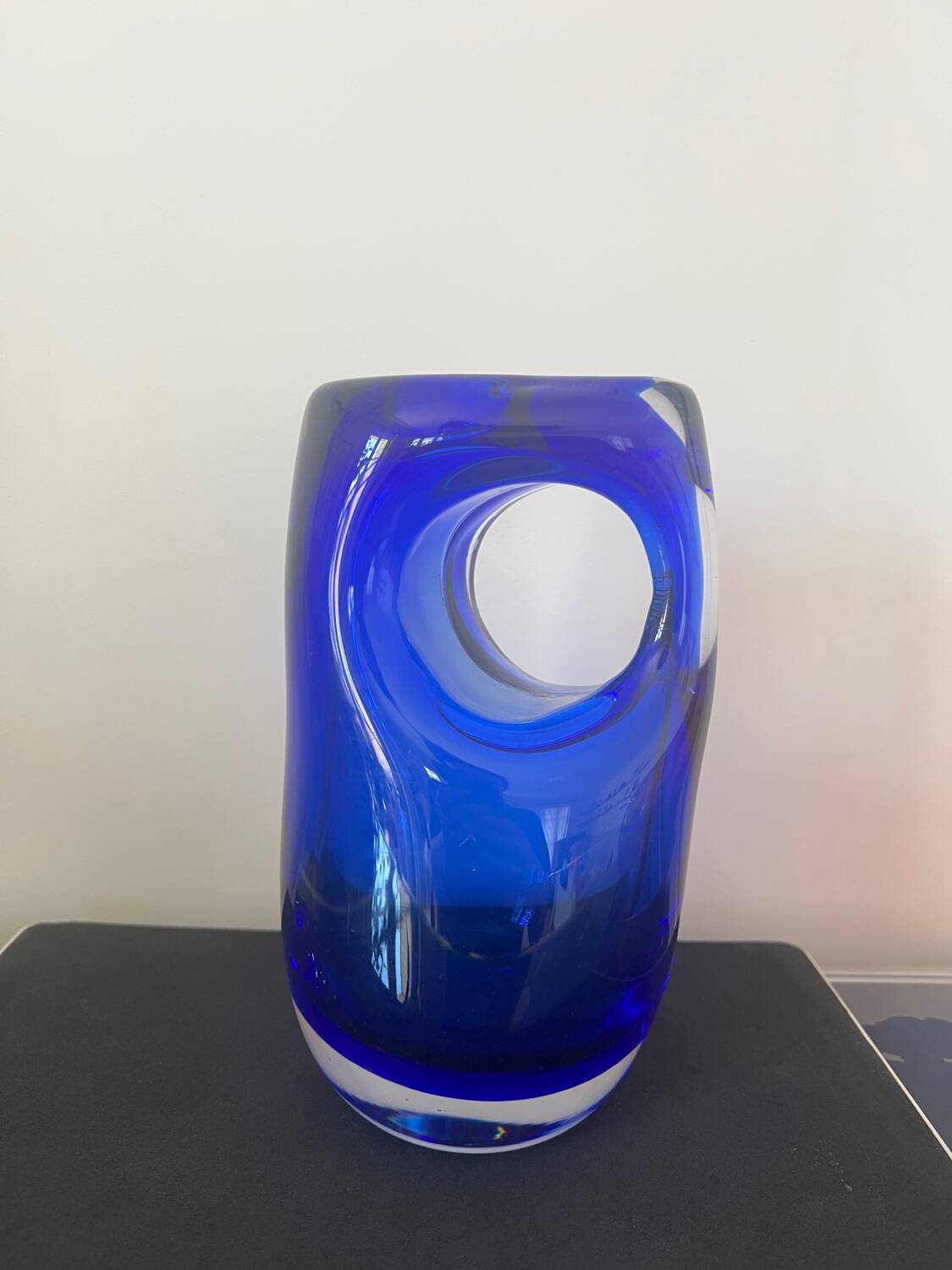 Murano blue vase
