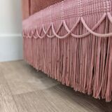 Toad sofa in old pink velvet